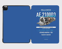 Thumbnail for AE 2100D3 design on blue ipad tablet case