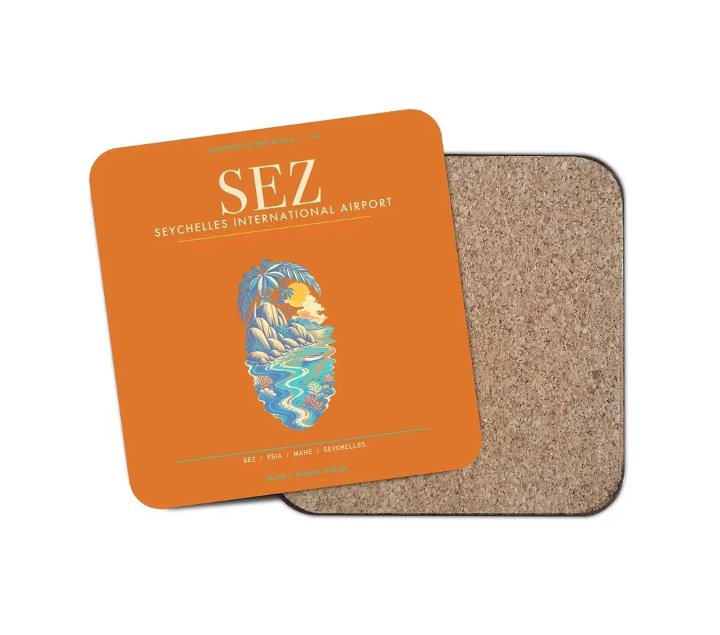 Seychelles International Airport SEZ - Granite Tide Canopy - Orange