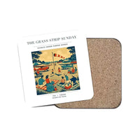 Thumbnail for The Grass Strip Sunday - Designed Coasters design on white 1-piece