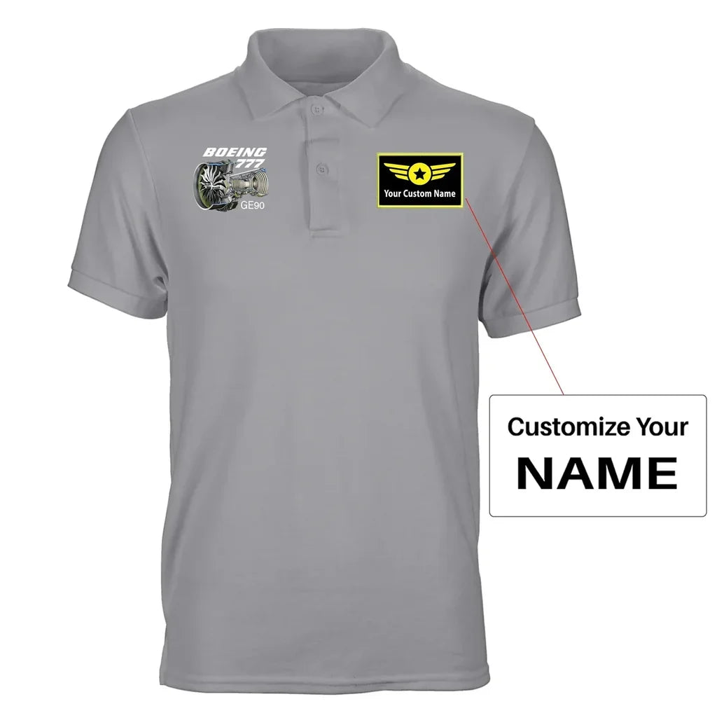 Customisable Boeing 777 Polo Shirt - view 15
