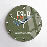 Thumbnail for Dassault Rafale C — F3-R standard design on green army no frame wall clock