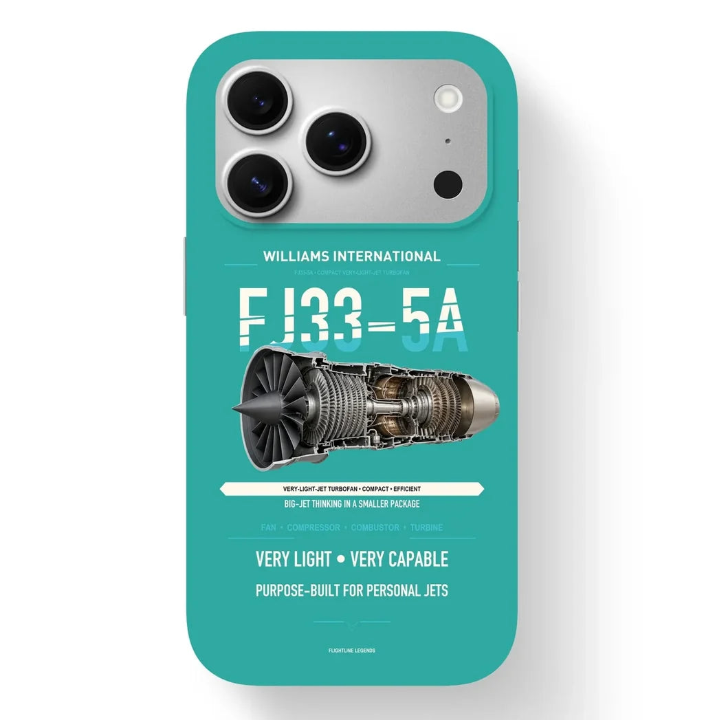 FJ33-5A Case design on turquoise iphone case
