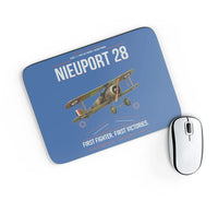 Thumbnail for Nieuport 28C.1 design on blue rectangle mouse pad