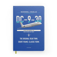 Thumbnail for McDonnell Douglas DC-9-30 design on blue notebook