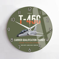 Thumbnail for T-45C Goshawk design on green army no frame wall clock