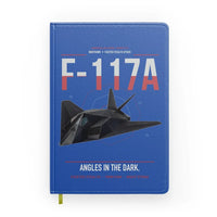 Thumbnail for F-117A Nighthawk design on blue notebook