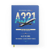 Thumbnail for Airbus A321 design on blue notebook