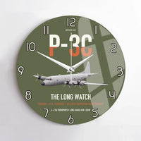 Thumbnail for P-3C Orion design on green army no frame wall clock