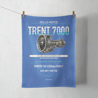 Thumbnail for TRENT 7000 design on blue towel