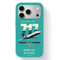 Thumbnail for Boeing 717-200 design on turquoise magsafe iphone case