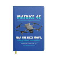 Thumbnail for DJI Matrice 4E design on blue notebook