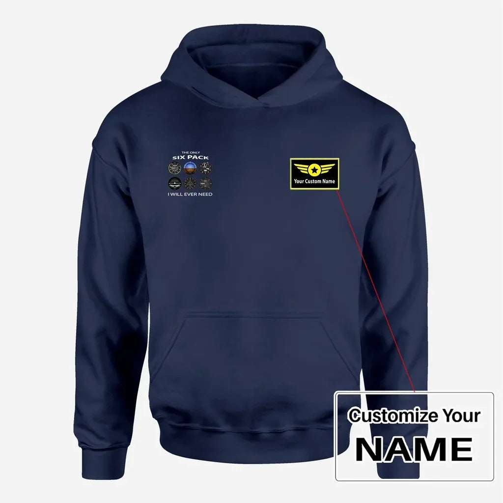 Customisable Only Six Pack I Will Hoodie - view 15