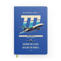 Thumbnail for Boeing 777-200LR design on blue notebook