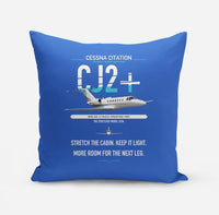 Thumbnail for Cessna Citation CJ2+ design on blue pillow