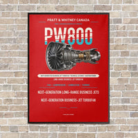 Thumbnail for PW800 vertical canvas print - framed - red background