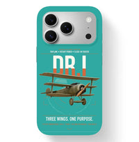 Thumbnail for Fokker Dr.I design on turquoise magsafe iphone case, for iPhone 17 Pro