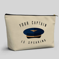 Thumbnail for Your Captain Is Speaking Zipper Pouch - view 15