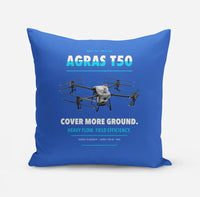 Thumbnail for DJI Agras T50 design on blue pillow