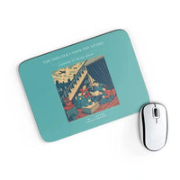 Thumbnail for VINTAGE G4533 - The Shelter Under The Stairs - Designed Mouse Pads design on turquoise rectangle