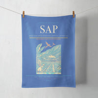 Thumbnail for Ramón Villeda Morales International Airport (SAP) design on blue towel