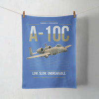 Thumbnail for A-10C Thunderbolt II design on blue towel