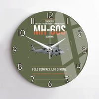 Thumbnail for Sikorsky MH-60S Seahawk design on green army no frame wall clock