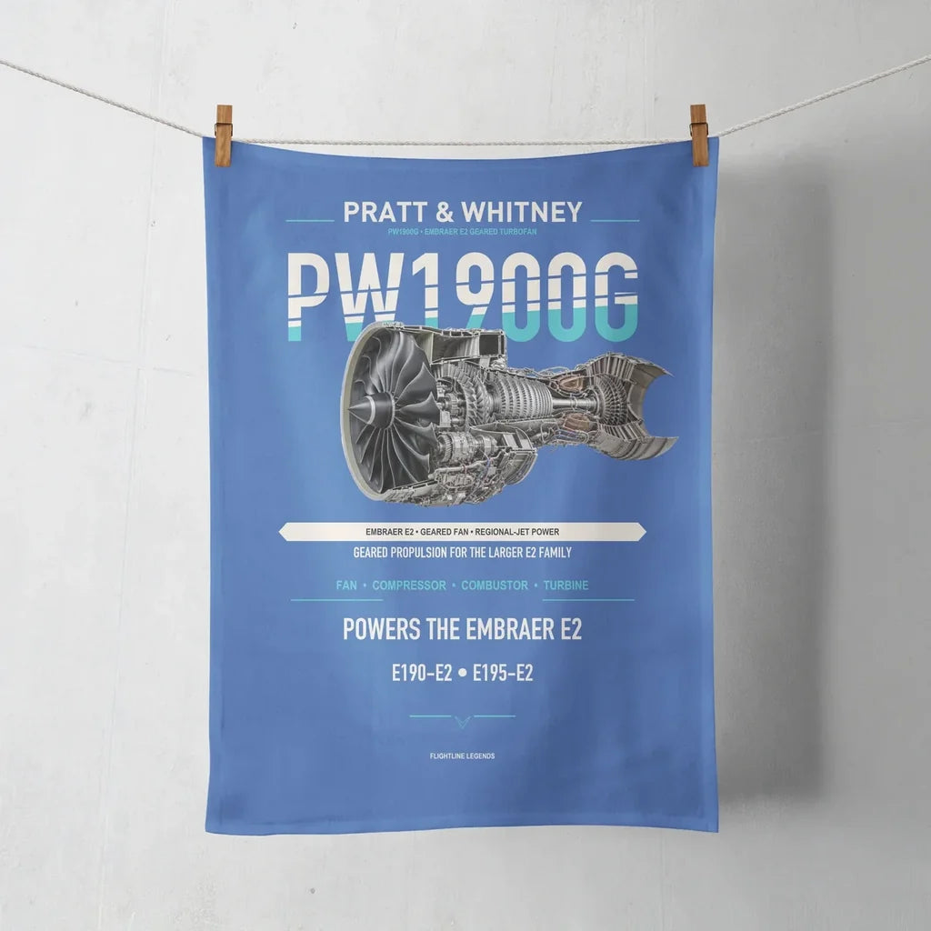PW1900G design on blue towel