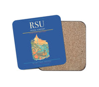 Thumbnail for Yeosu Airport (RSU) design on blue 1 piece coaster