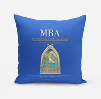 Thumbnail for Moi International Airport (MBA) design on blue pillow