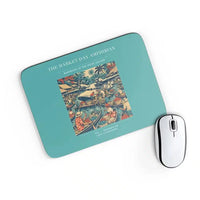 Thumbnail for VINTAGE G4404 - The Market Day Amphibian - Designed Mouse Pads design on turquoise rectangle