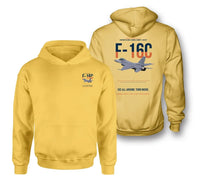 Thumbnail for F-16C FIGHTING FALCON design on yellow hoodie