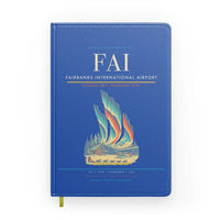 Thumbnail for Fairbanks International Airport (FAI) design on blue notebook