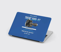 Thumbnail for TRENT XWB-97 design on blue MacBook case
