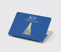Thumbnail for Rotorua Regional Airport (ROT) design on blue MacBook case