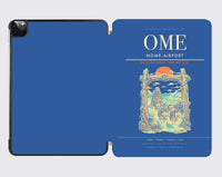 Thumbnail for Nome Airport (OME) design on blue ipad tablet case