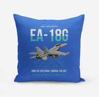 Thumbnail for EA-18G Growler design on blue pillow