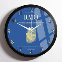 Thumbnail for Taichung International Airport RMQ Wall-Clock Framed - Blue
