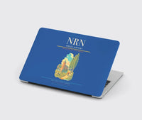 Thumbnail for Weeze Airport (NRN) design on blue MacBook case