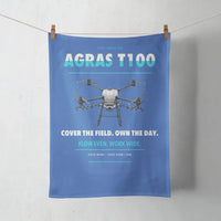 Thumbnail for DJI Agras T100 design on blue towel