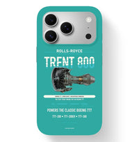 Thumbnail for TRENT 800 Case design on turquoise iphone case