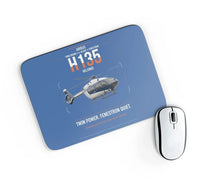 Thumbnail for Airbus H135 design on blue rectangle mouse pad