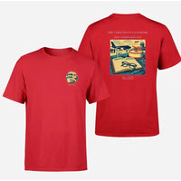 Thumbnail for VINTAGE G4426 - The Chief Pilot's Logbook - Double-Side T-Shirt design on red double side t shirt