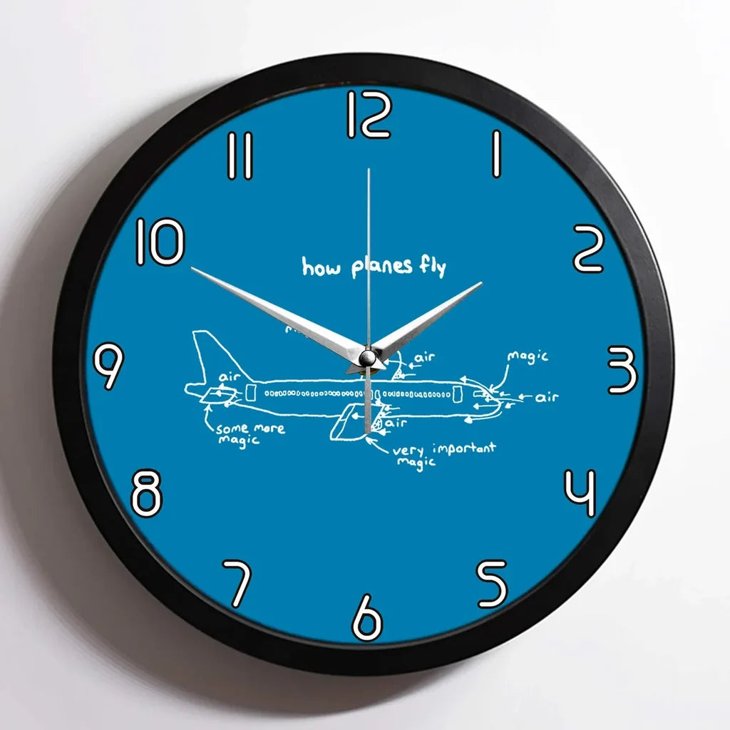 How Planes Fly Wall Clock - view 5
