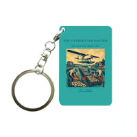Thumbnail for VINTAGE G4446 - The Oyster Farm Rounds - Designed Key Chain design on turquoise
