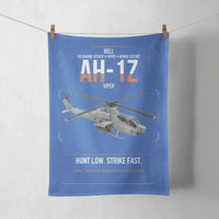 Thumbnail for Bell AH-1Z Viper design on blue towel