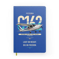 Thumbnail for Cessna 162 Skycatcher design on blue notebook