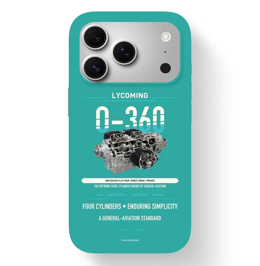 O-360 Case design on turquoise iphone case