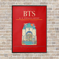 Thumbnail for M. R. Stefanik Airport BTS - Canvas Framed - Red