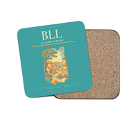 Thumbnail for Billund Airport BLL Coaster 1-Piece - Turquoise