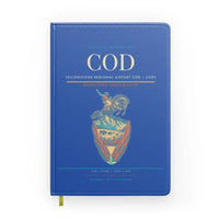 Thumbnail for Yellowstone Regional Airport (COD) design on blue notebook